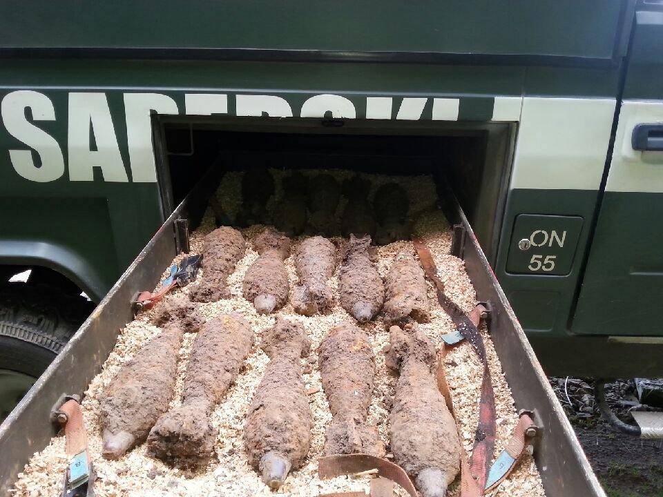 Poszedł na grzyby, znalazł granaty moździerzowe