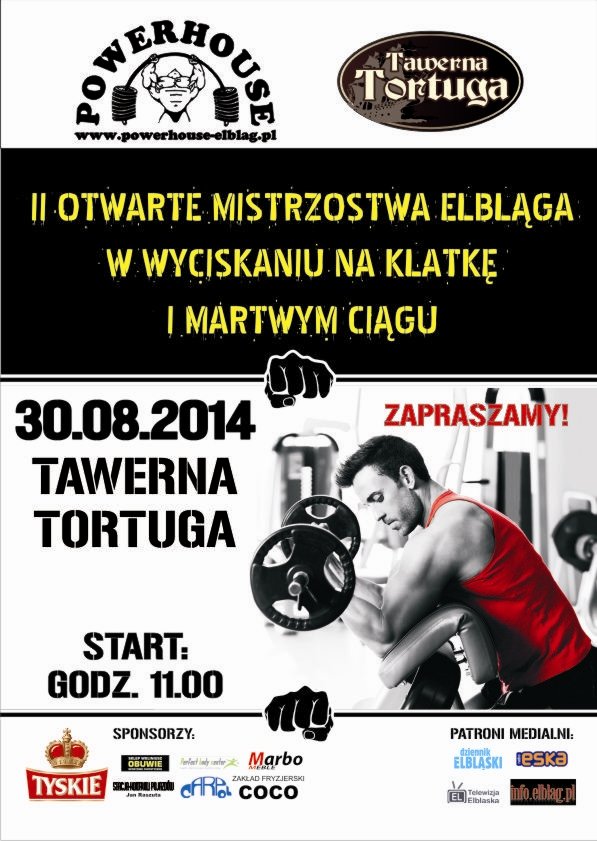 II Otwarte Mistrzostwa Elbląga w wyciskaniu na klatę