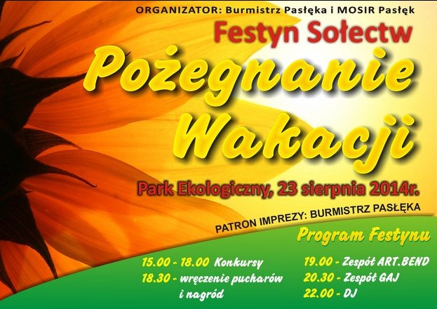 Festyn na pożegnanie wakacji