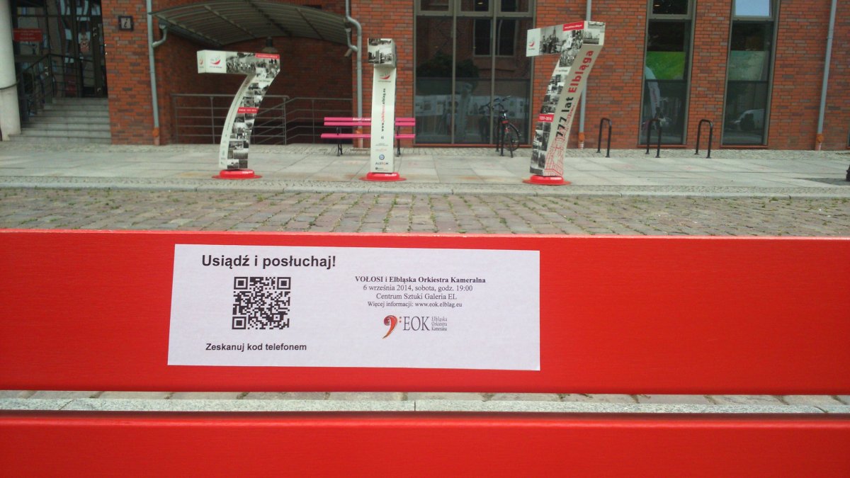 Usiądź na ławce i słuchaj Elbląskiej Orkiestry Kameralnej