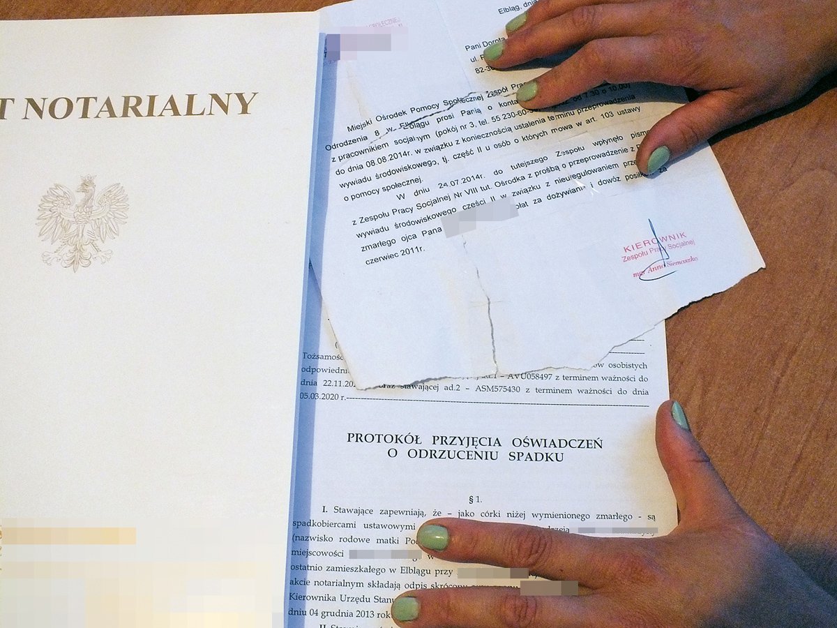 Ojciec zmarł pół roku temu, a ja mam zapłacić za jego obiady