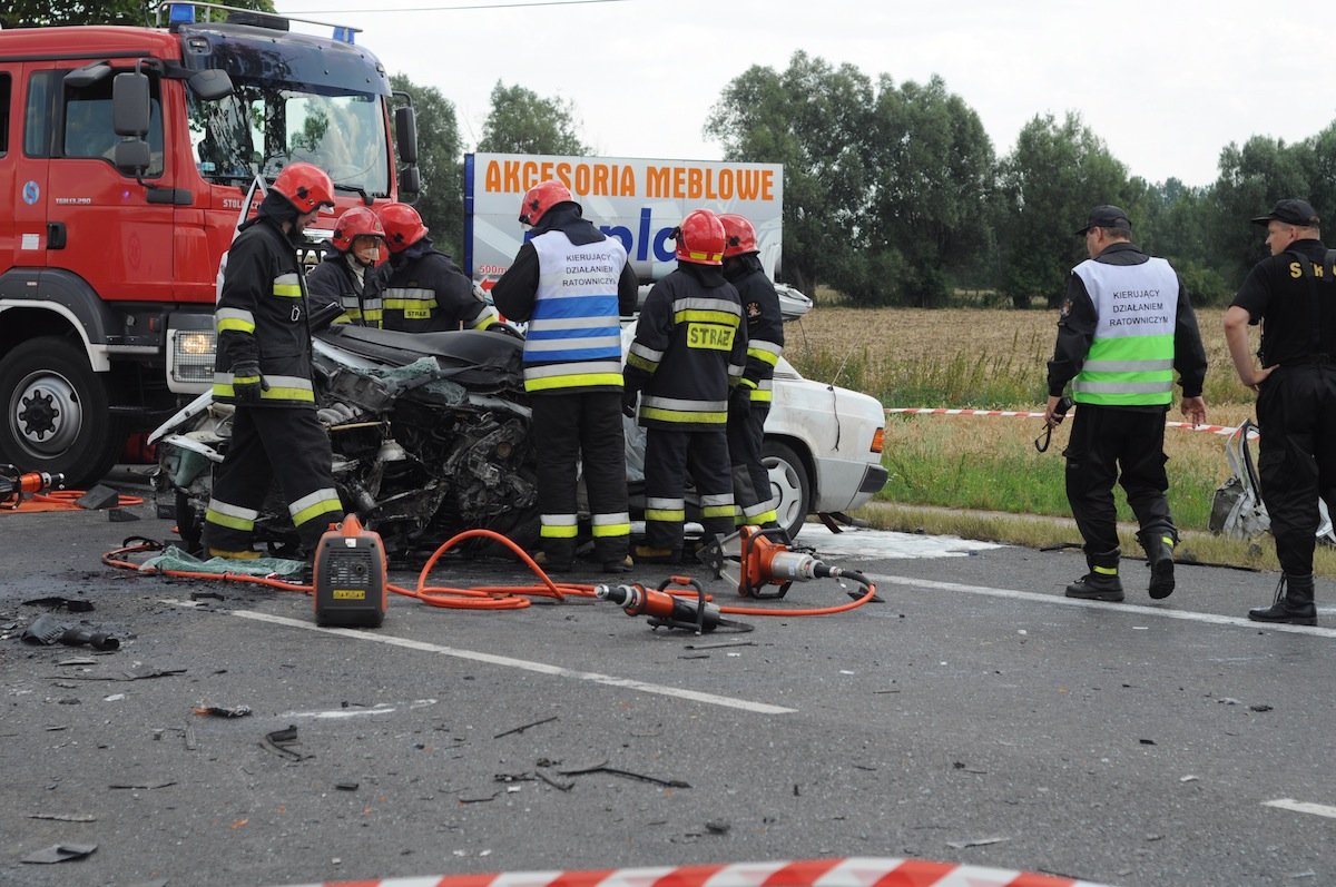 Wypadki, stłuczki i korki na siódemce.  Będzie więcej patroli