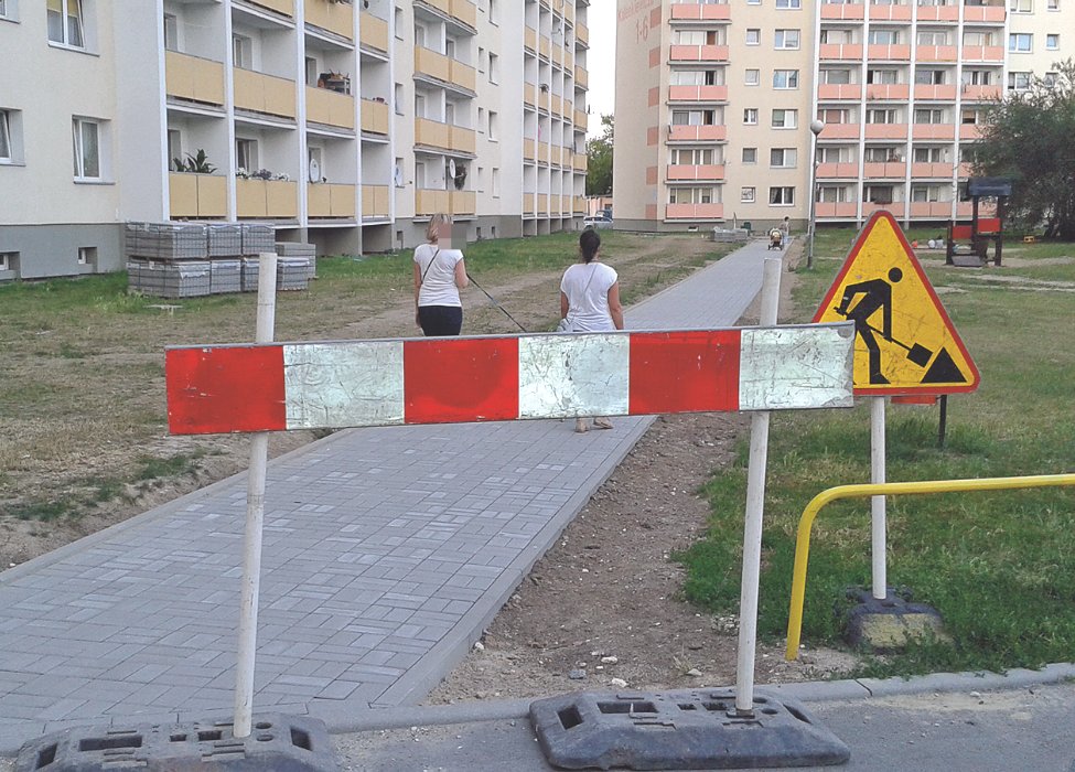Remont chodników na Zawadzie