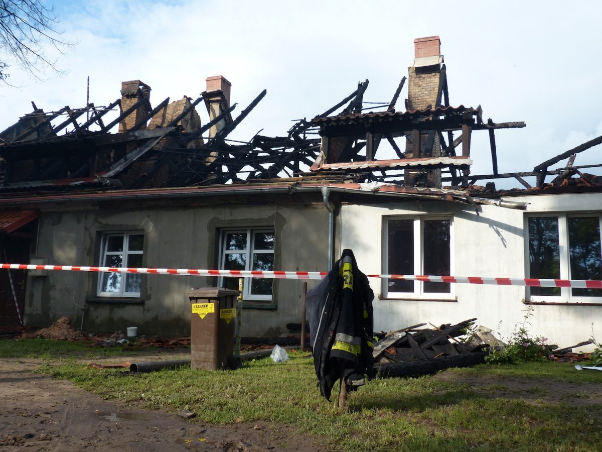 Trzy rodziny straciły dach nad głową. Pożar domu w Kadynach