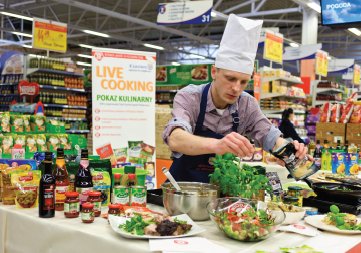 Live Cooking, czyli gotowanie na żywo. Pokazy w E.Leclerc 