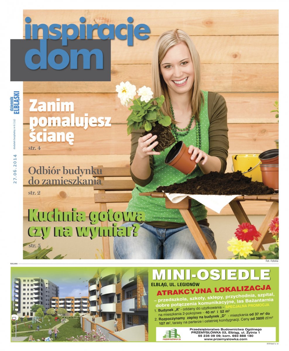 Inspiracje Dom w piątek w Dzienniku Elbląskim