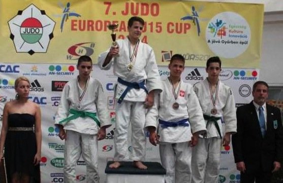 Sebastian Makowski z medalem Pucharu Europy w Gyor 