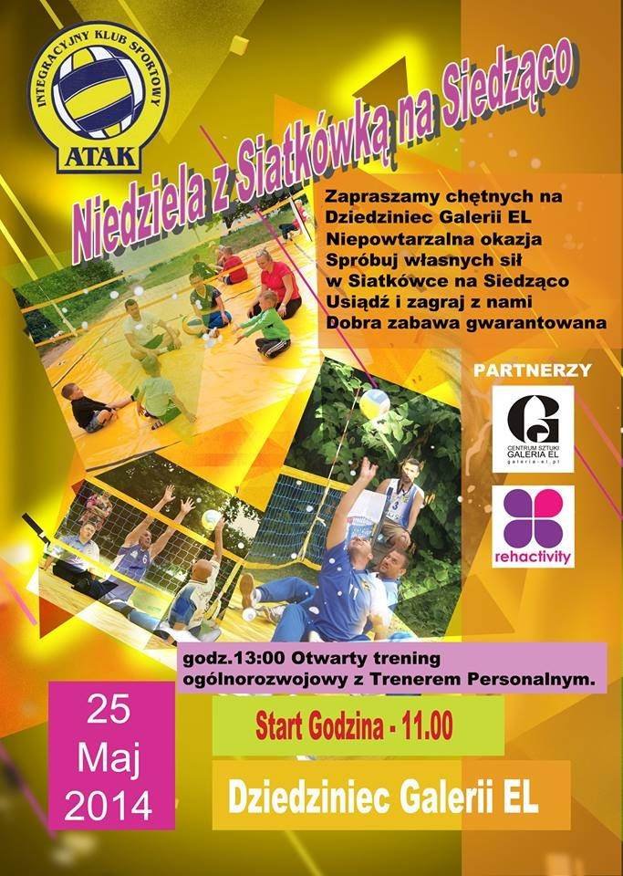 Niedziela z Siatkówką na Siedząco