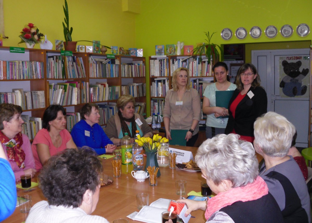 O finansach w bibliotece
