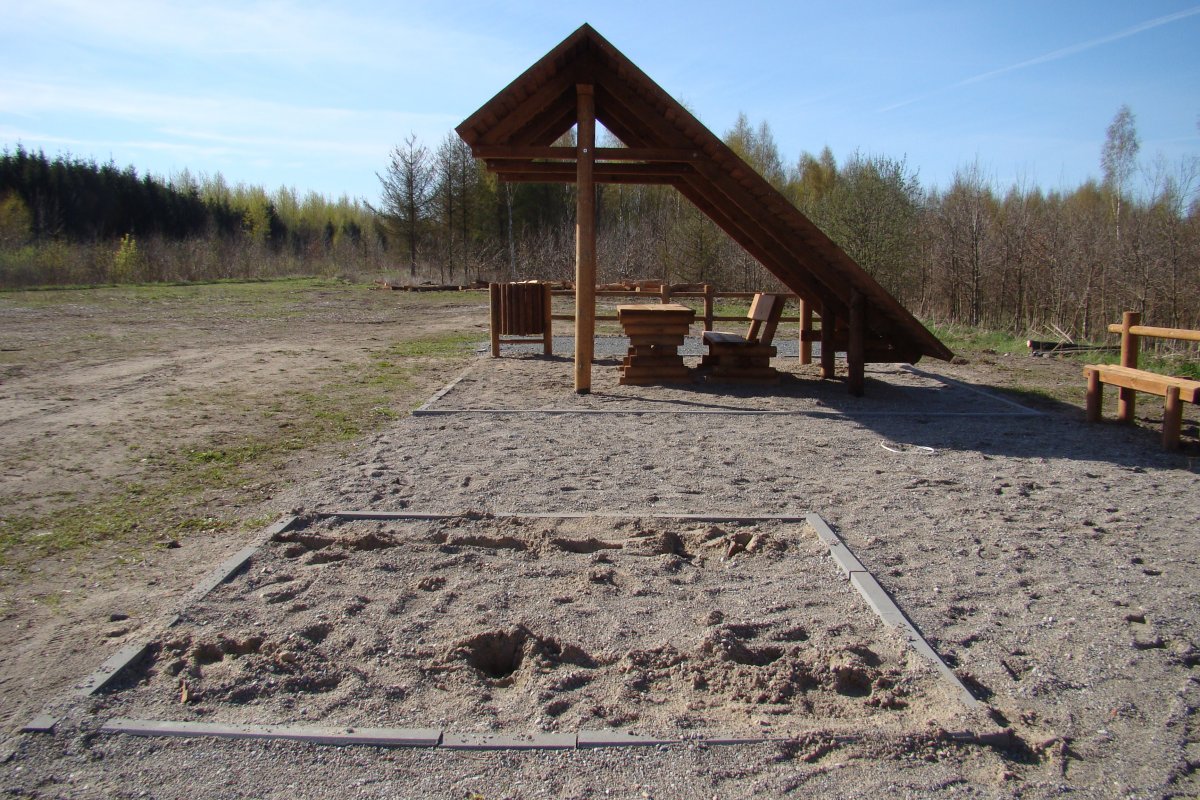 Rozkradli leśny parking