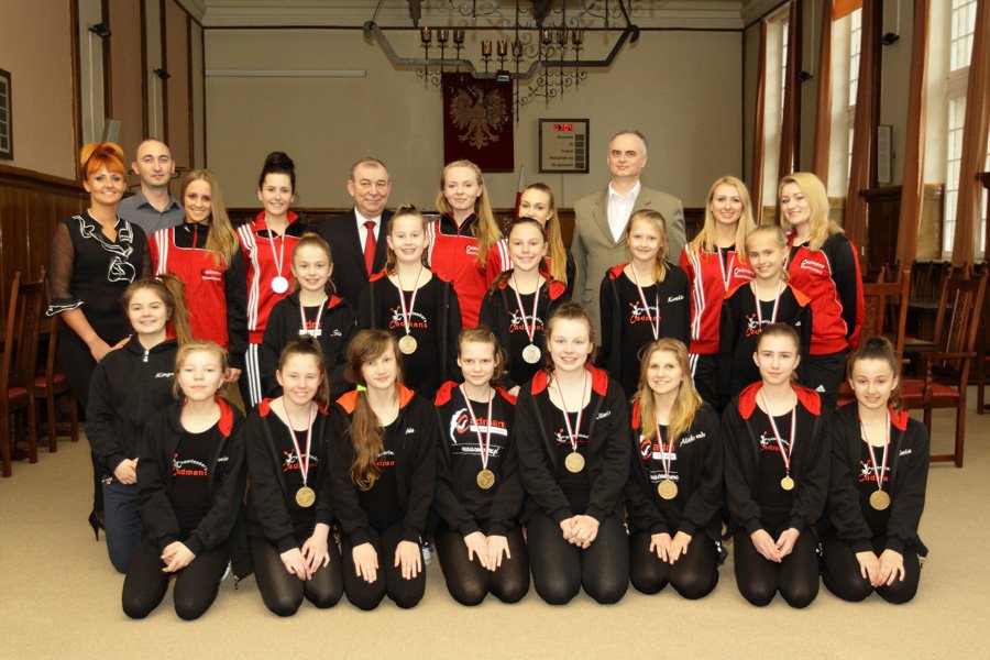 Cheerleaderki i prezydent Elbląga