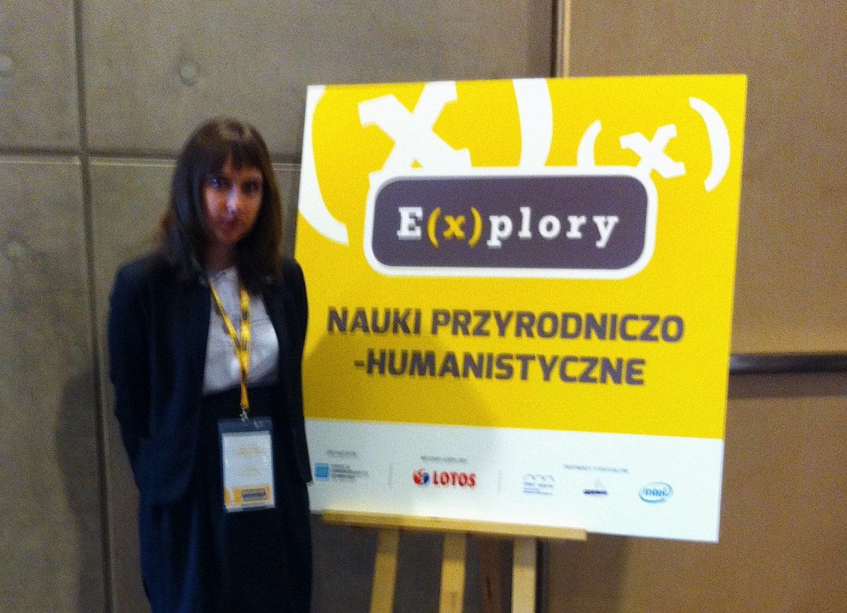 Kinga Szczepaniak na Międzynarodowym Festiwalu Naukowym E(x)plory!