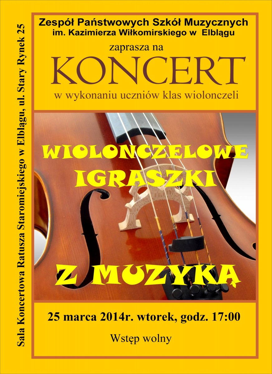 Wiolonczelowe igraszki z muzyką