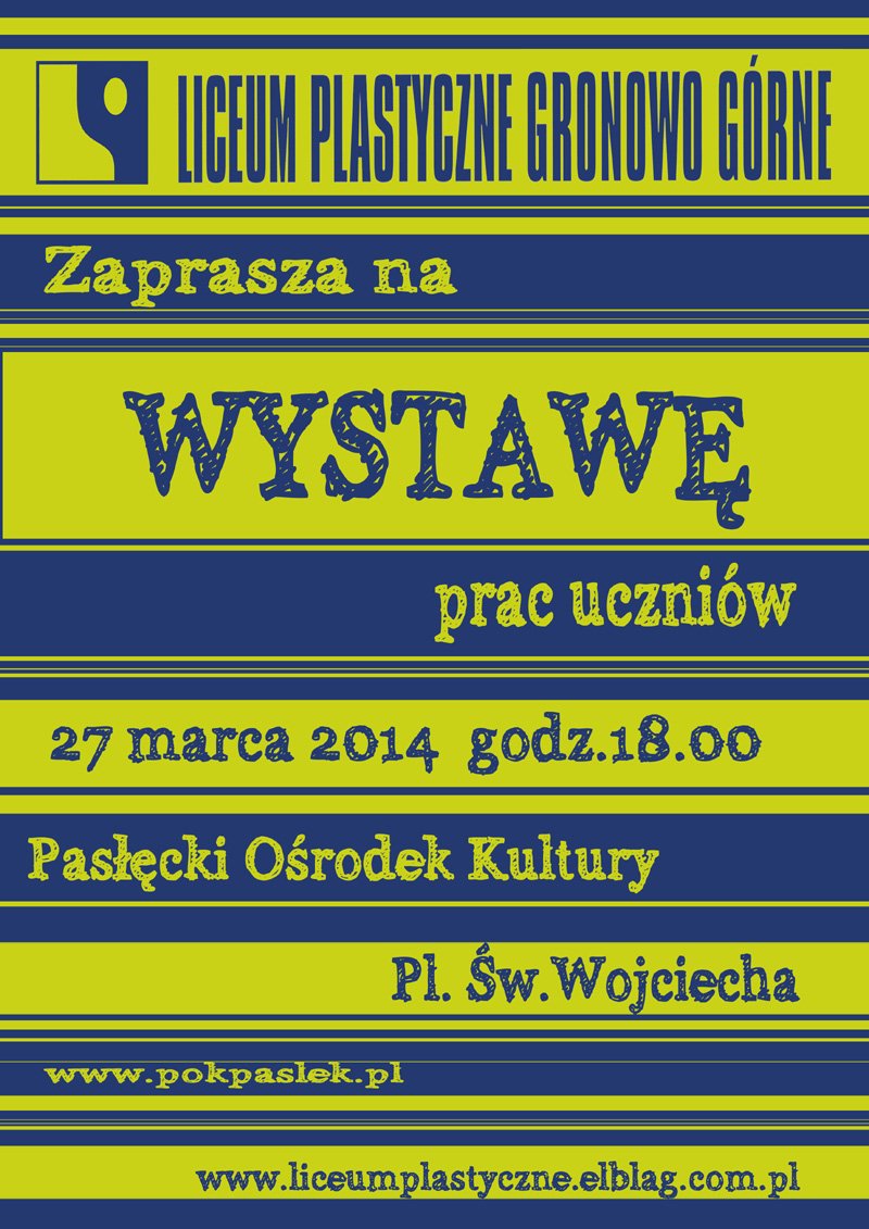 Wystawa prac uczniów Liceum Plastycznego