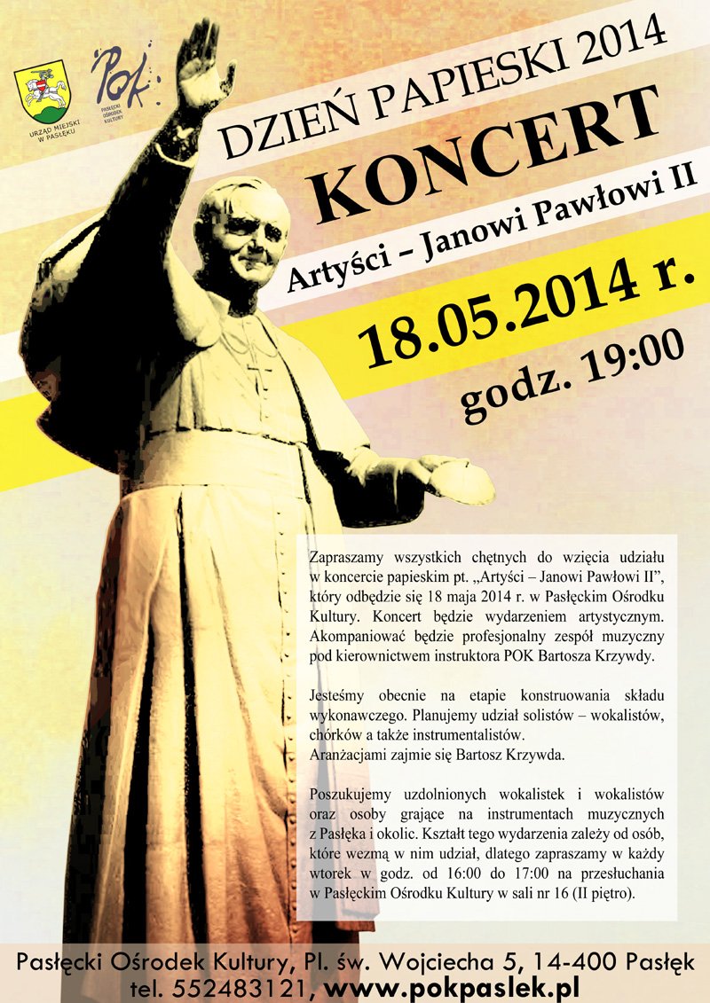 Artyści Janowi Pawłowi II