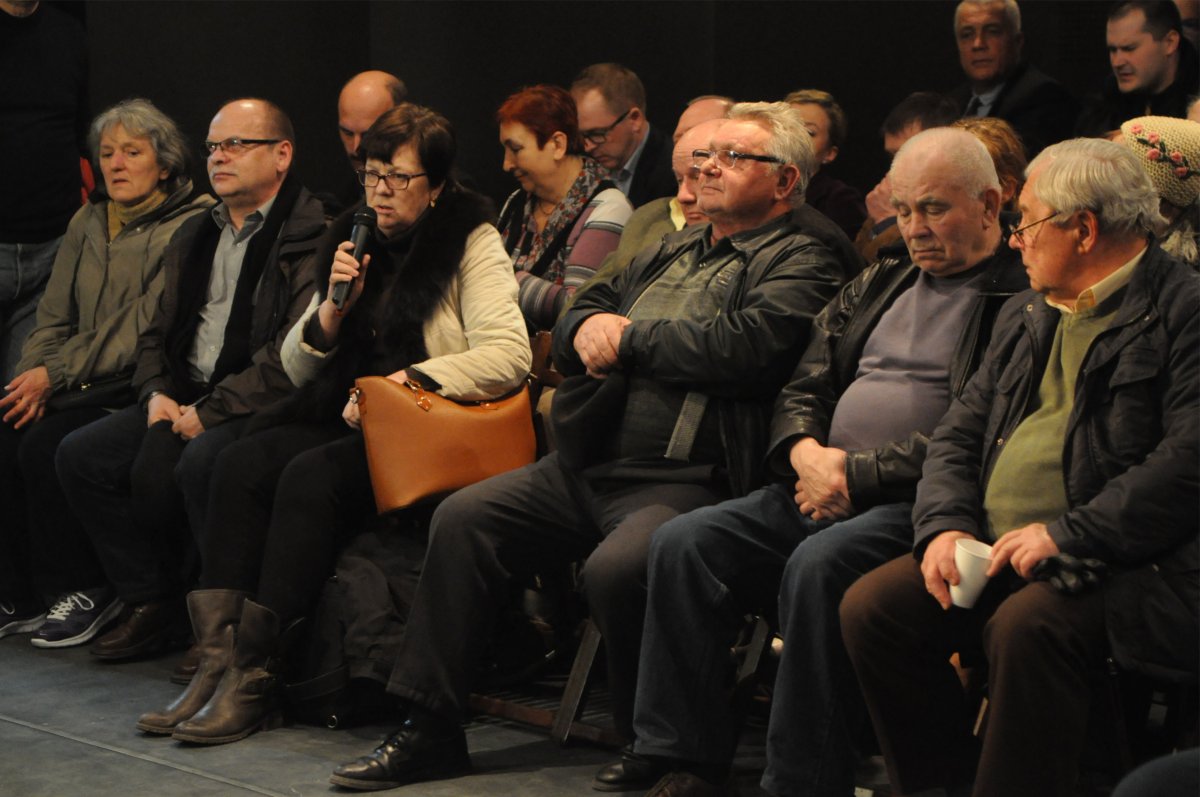 Nierówne chodniki,basen i psie kupy. Spotkanie z prezydentem