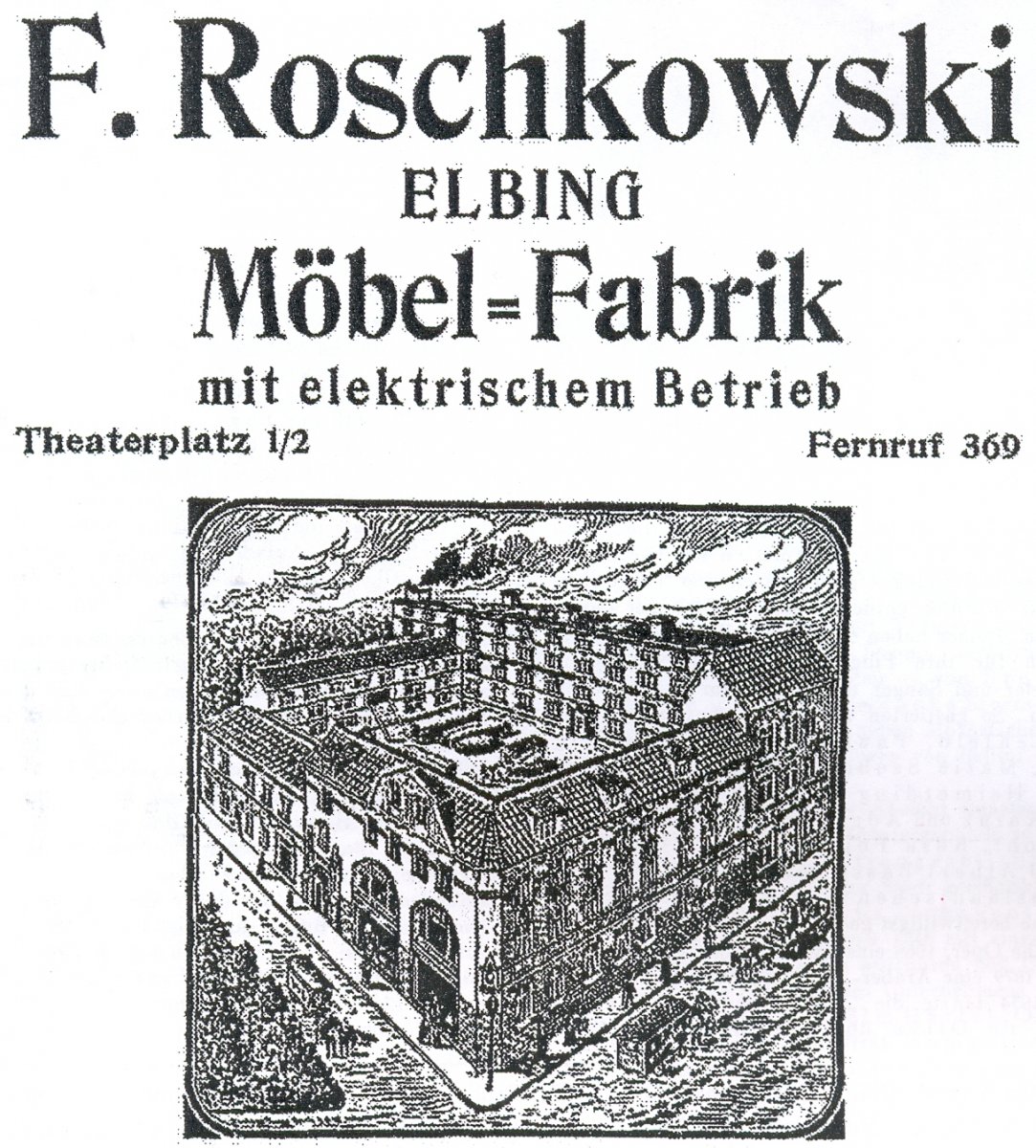 Fabryki mebli w przedwojennym Elblągu