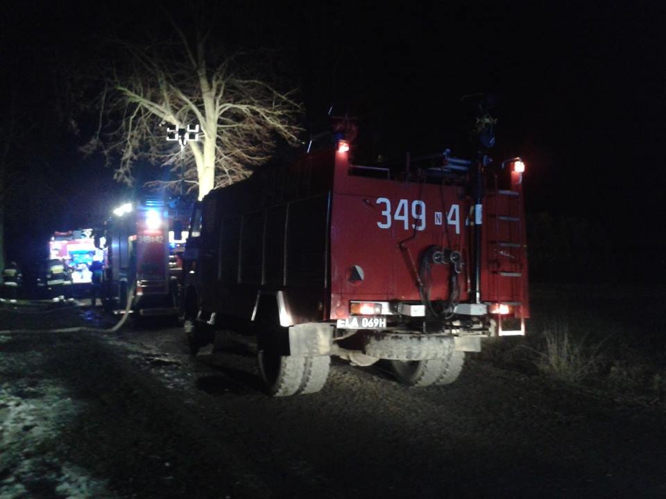 Poważny pożar w Zwierznie. Na miejscu ponad 40 strażaków