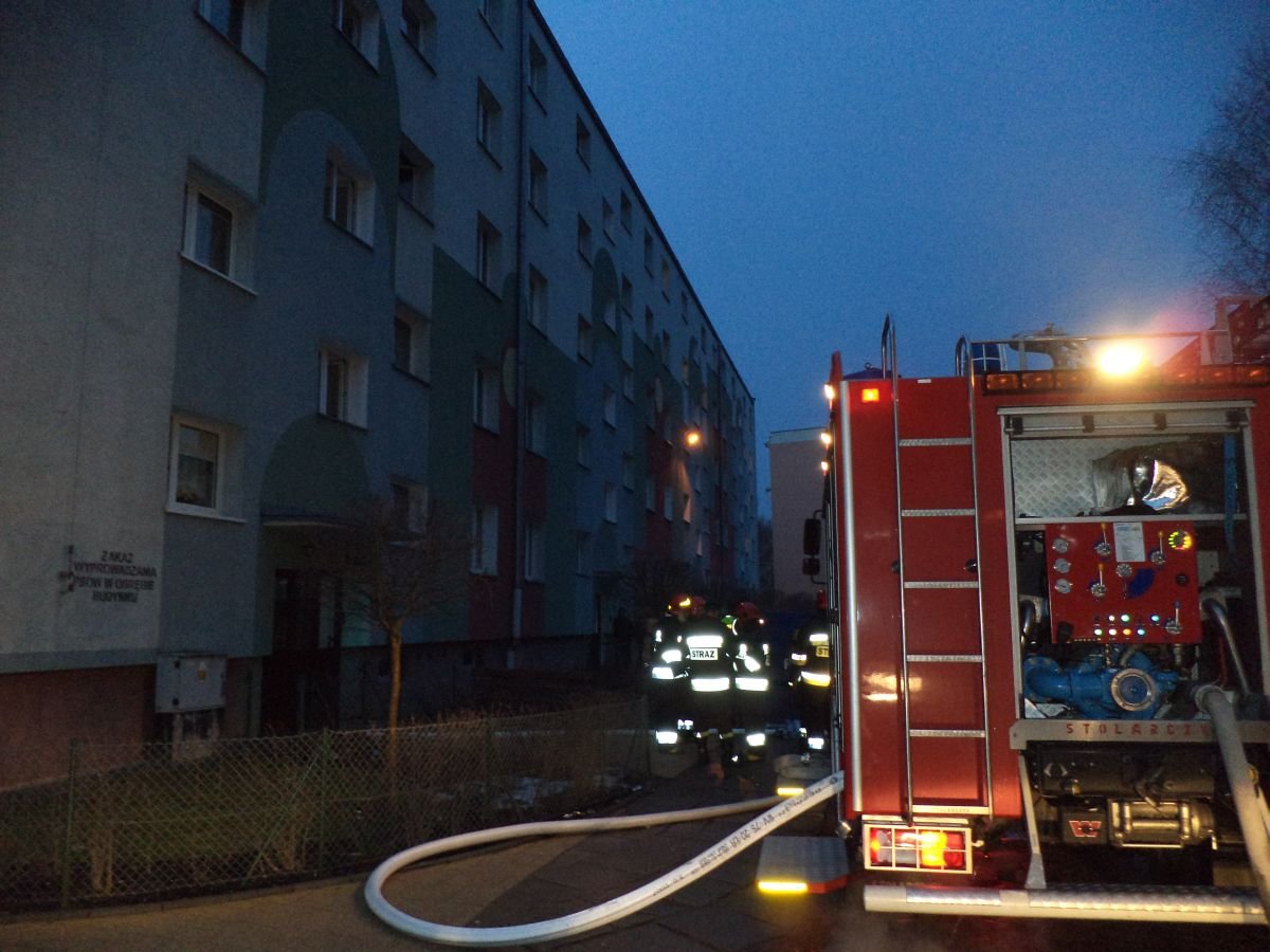 Tragiczny pożar przy Diaczenki. Jedna osoba zmarła