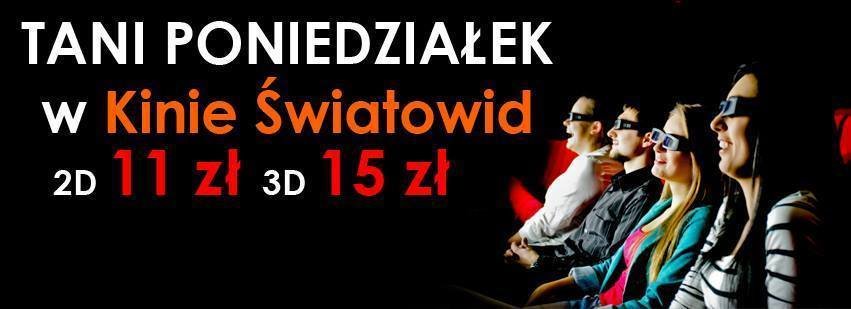 Tanie poniedziałki w kinie Światowid