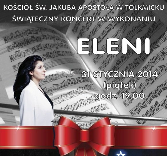 Eleni zaśpiewa w tolkmickim kościele