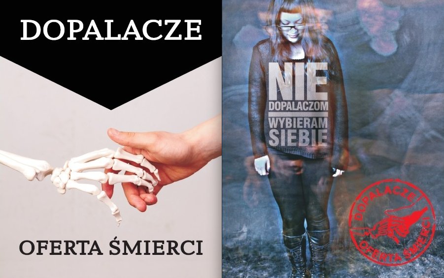 Za rękę z kościotrupem. Plakat odstraszy od dopalaczy?