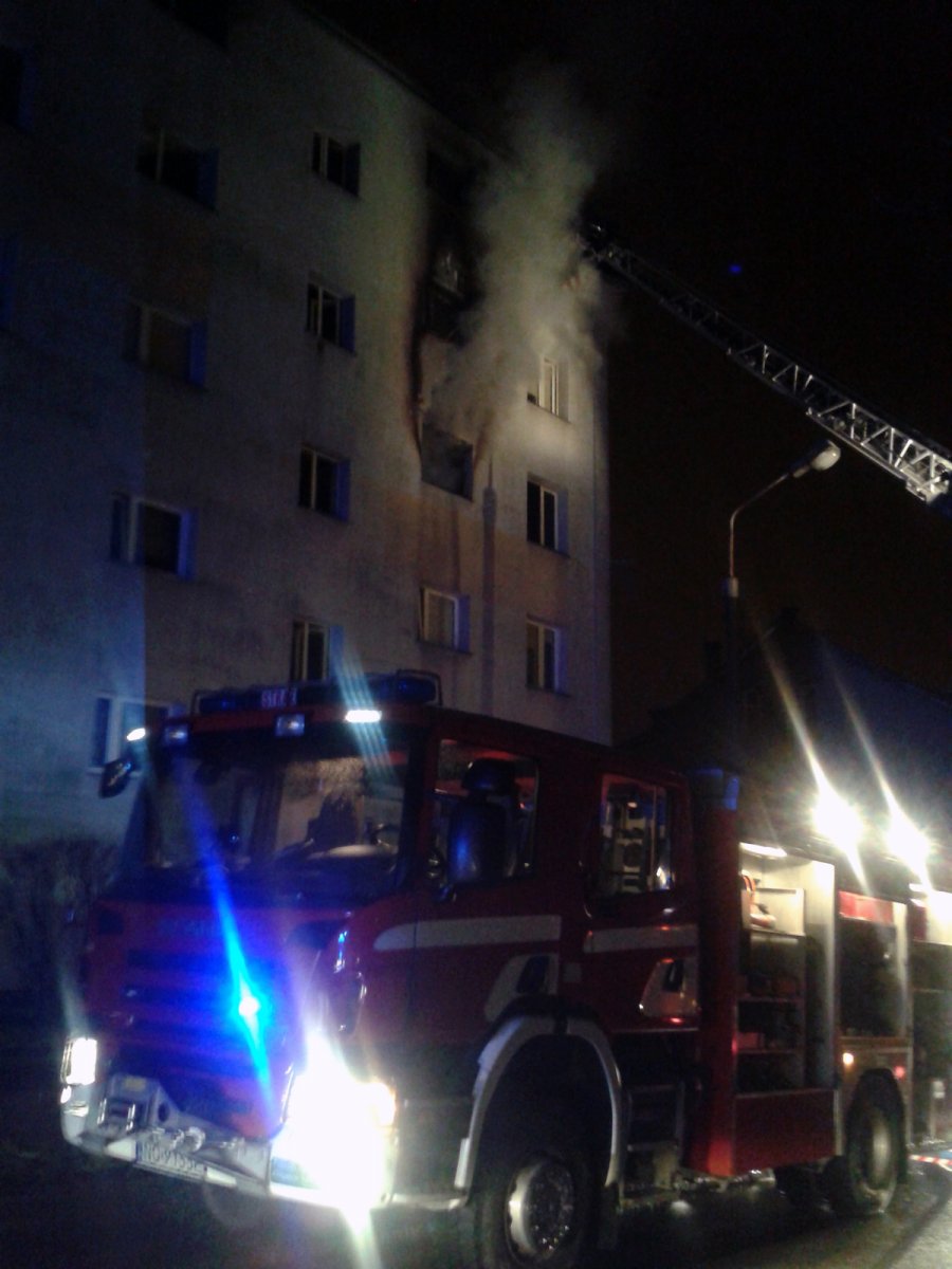 Pożar na Jaśminowej. 26 -latka po pobycie w komorze ma się lepiej