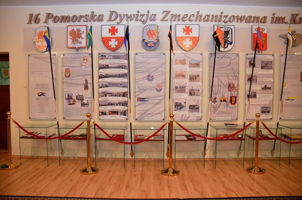 Sala Tradycji 16 Pomorskiej Dywizji Zmechanizowanej najlepsza