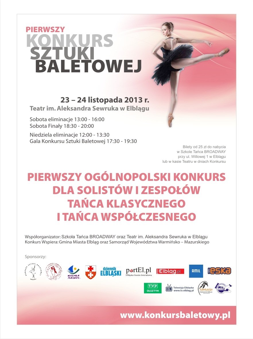 Konkurs Sztuki Baletowej po raz pierwszy 