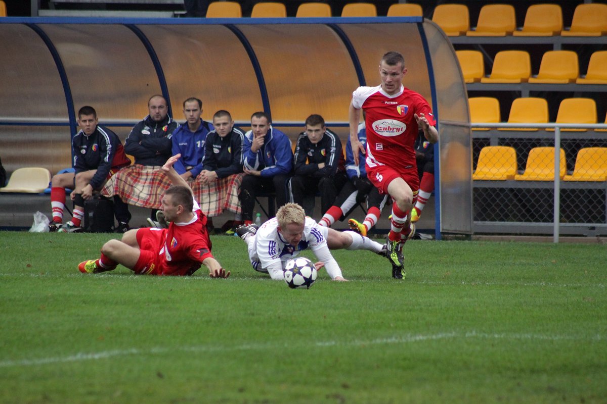 Olimpia Elbląg przegrała z Limanovią 0:1. Zobacz bramkę!