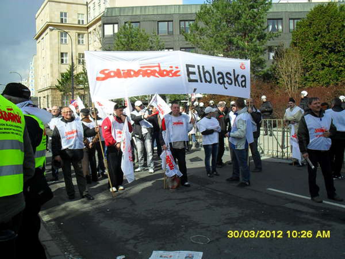 Elblążanie jadą na manifestację do Warszawy
