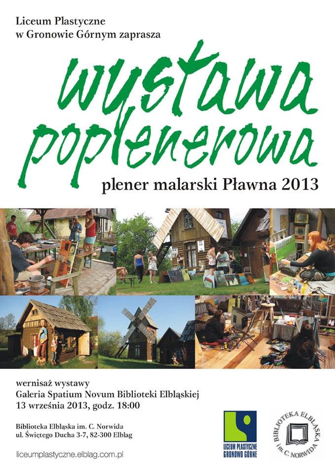 Wernisaż wystawy prac uczniów Liceum Plastycznego