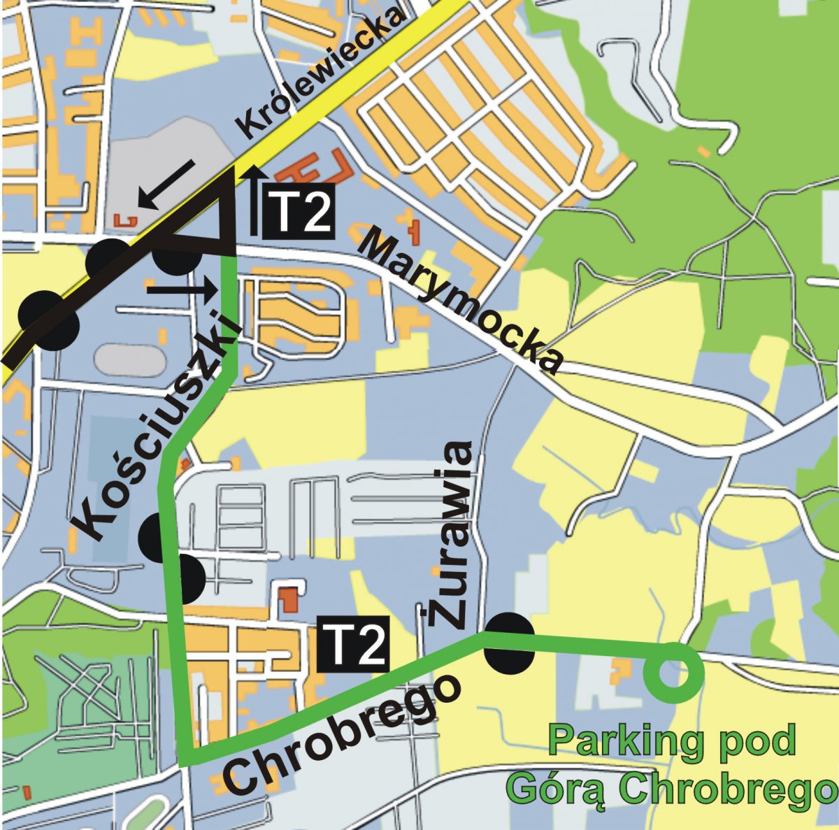 Autobus dla działkowców pod Górę Chrobrego