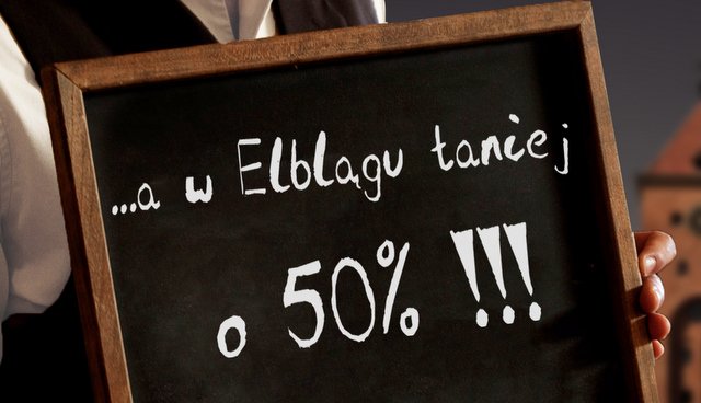 Elbląg za pół ceny  