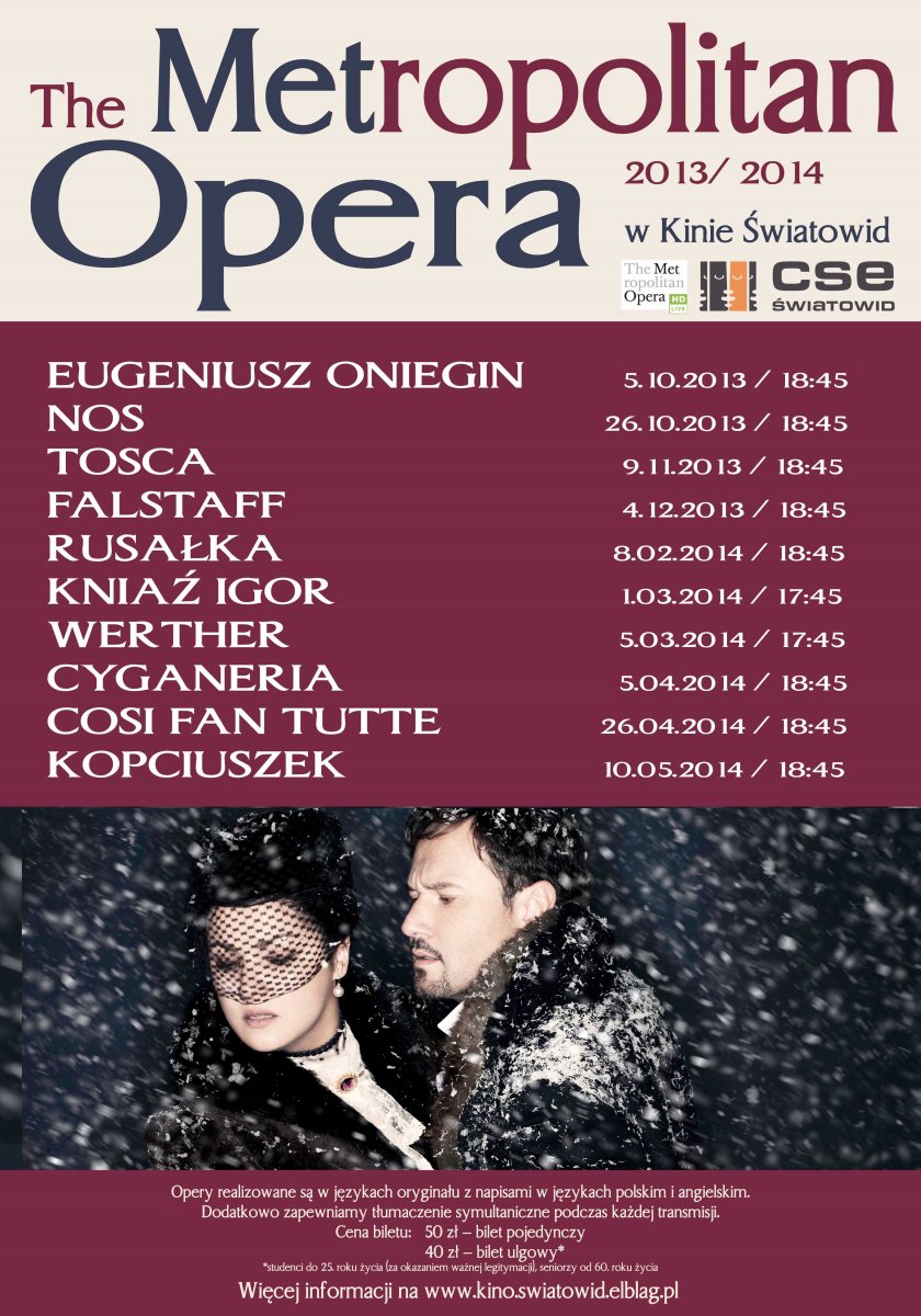 Nowy sezon z operą w kinie Światowid