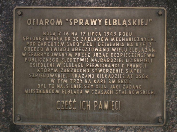 Ofiarom sprawy elbląskiej