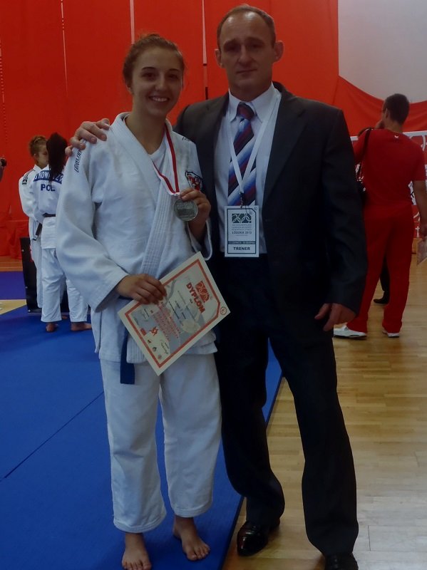 Srebrny medal młodej judoczki z Elbląga na olimpiadzie młodzieży