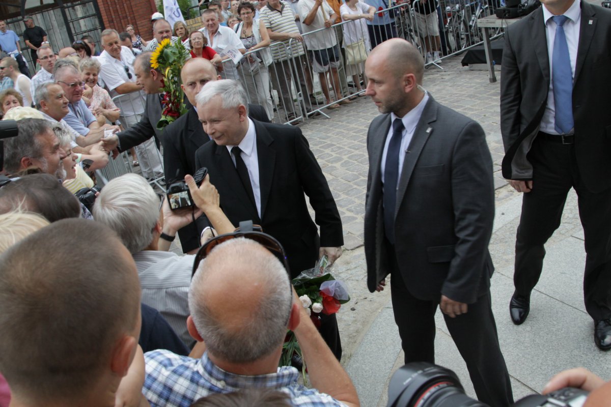 Jarosław Kaczyński spotkał się z mieszkańcami Elbląga