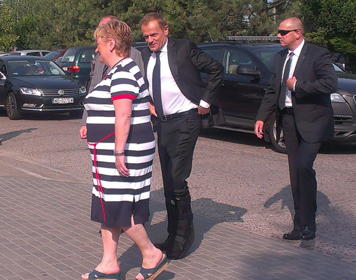 Premier Tusk nie wyszedł do mieszkańców  