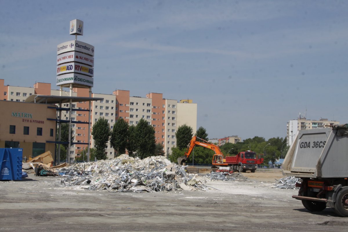 Plac budowy przed Ogrodami