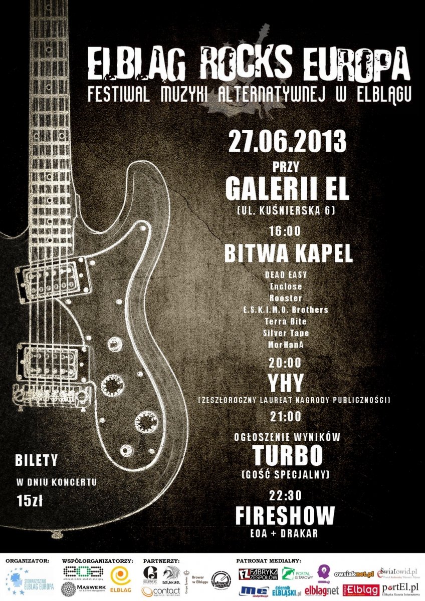 Turbo zagra na Elbląg Rocks Europa