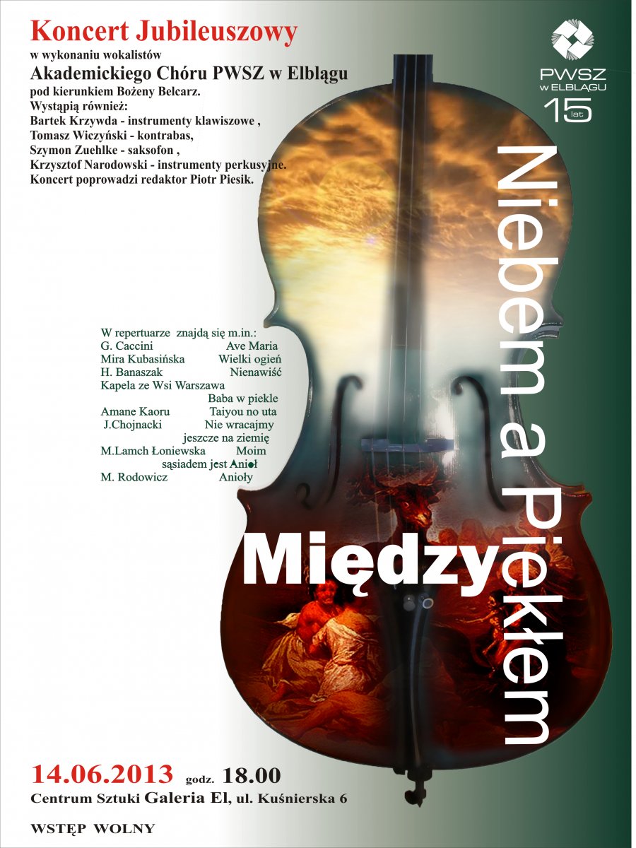 Koncert jubileuszowy z okazji 15-lecia PWSZ