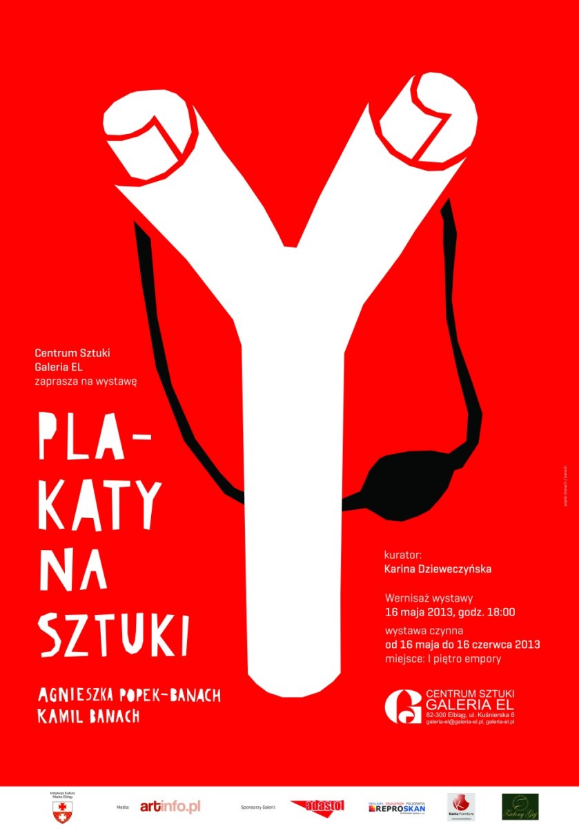 Plakaty na sztuki w Galerii EL