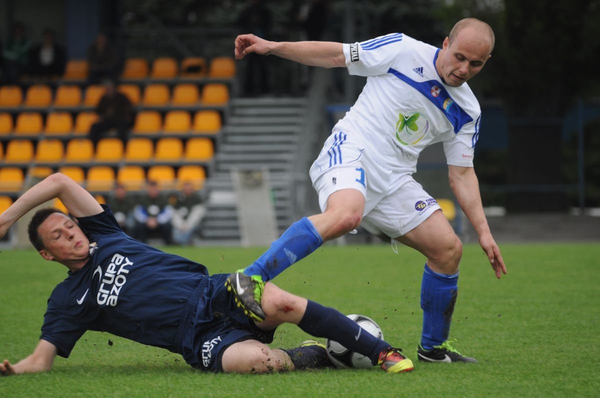 Olimpia Elbląg — Unia Tarnów 1:1. Zobacz bramkę Skokowskiego!