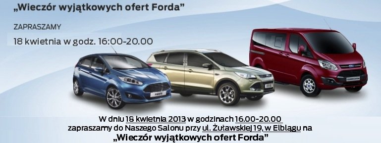 Wieczór wyjątkowych ofert Forda