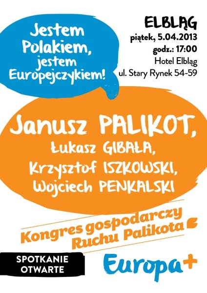 Janusz Palikot w Elblągu