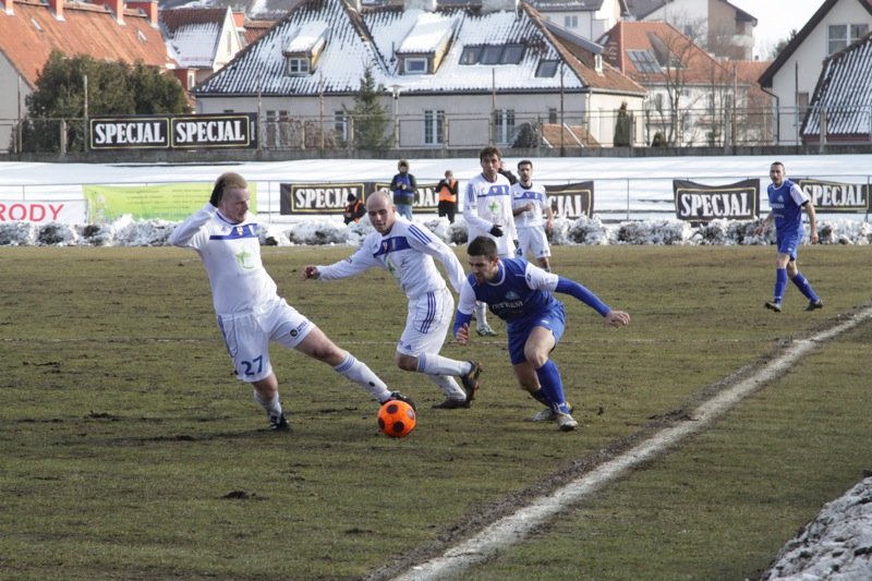 Olimpia - Stal 0:0. Bramkarz zmarnował karnego