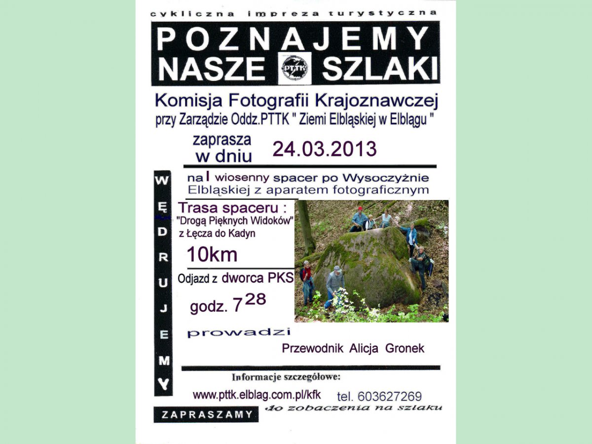 Spacer z aparatem po Wysoczyźnie Elbląskiej 