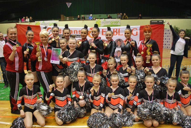 Elbląskie cheerleaderki wróciły z mistrzostw Polski z trzema tytułami