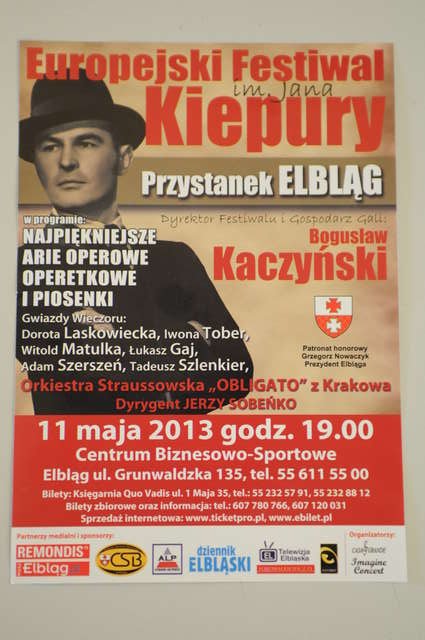 Elbląski przystanek festiwalu Jana Kiepury 